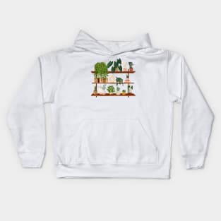 Plant Shelf 3 Kids Hoodie